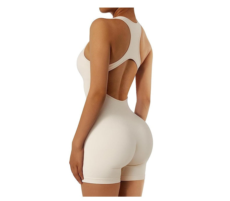 Yoga Jumpsuit Back Hollowed Leisure Sports Jumpsuit