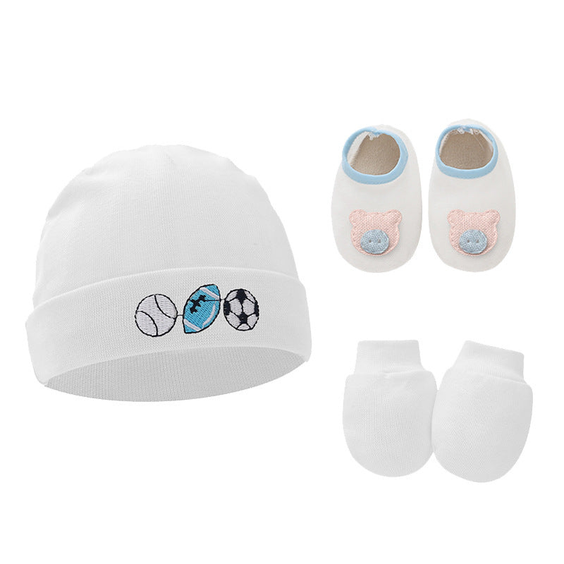 Baby Baumwollhandschuhe, Fußstulpen Baby