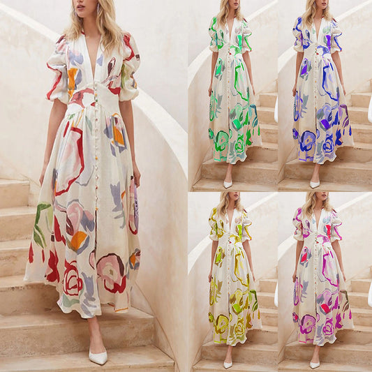 Summer Short Sleeve Dress