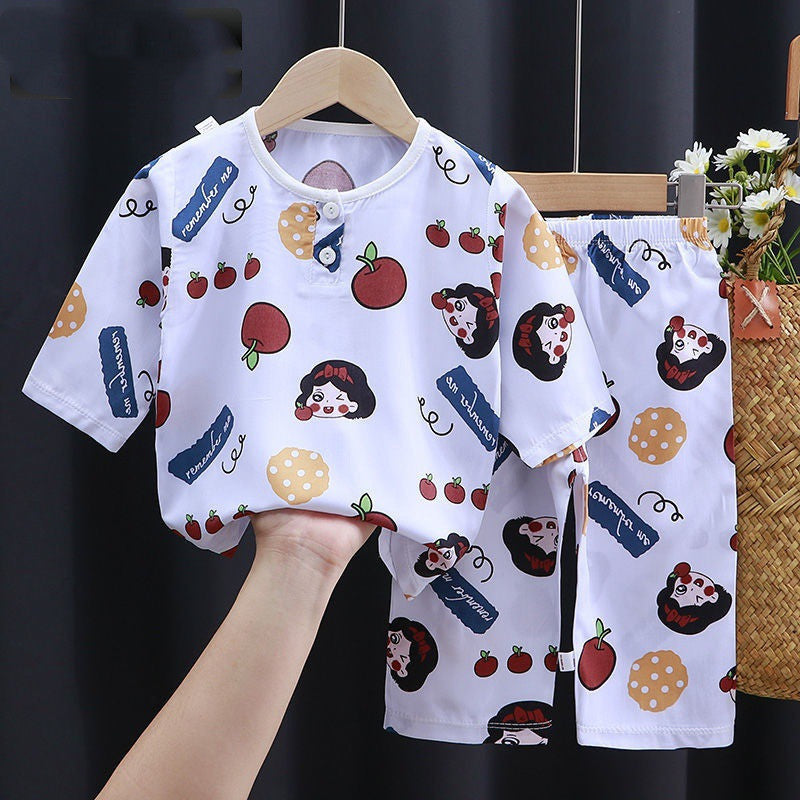 Digital print Cotton Silk Baby Clothes