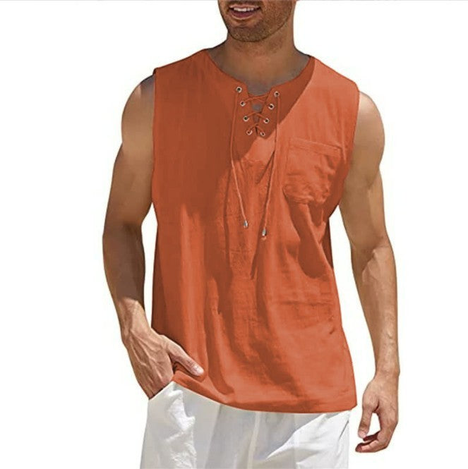 Summer Tank Vest Men Shirt