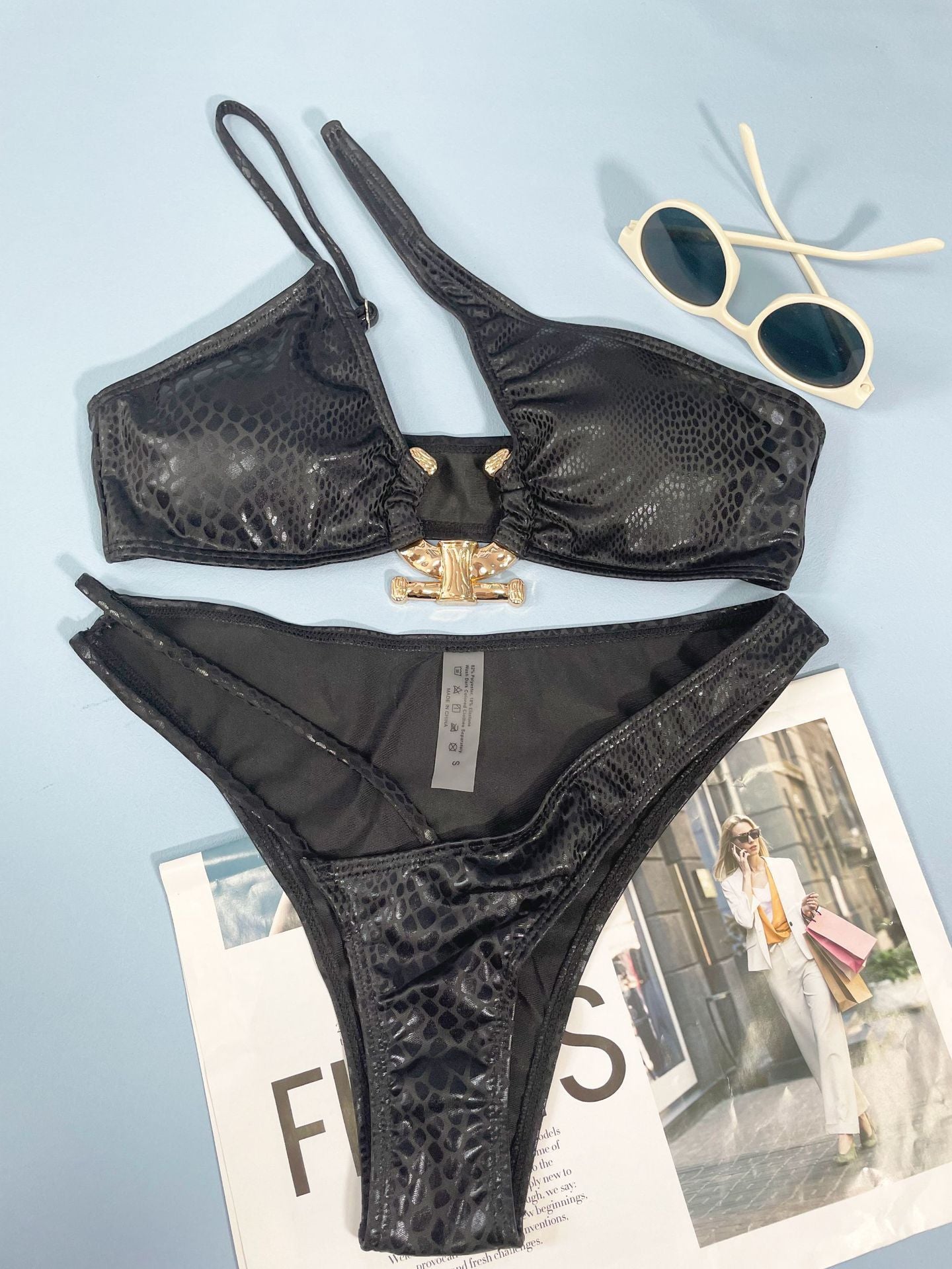 Women Bikini Serpentine Pattern