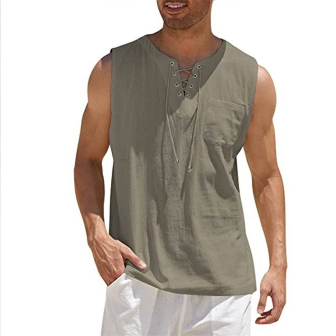 Summer Tank Vest Men Shirt