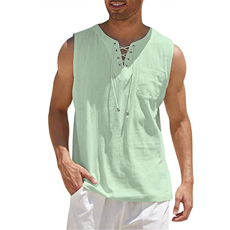 Summer Tank Vest Men Shirt