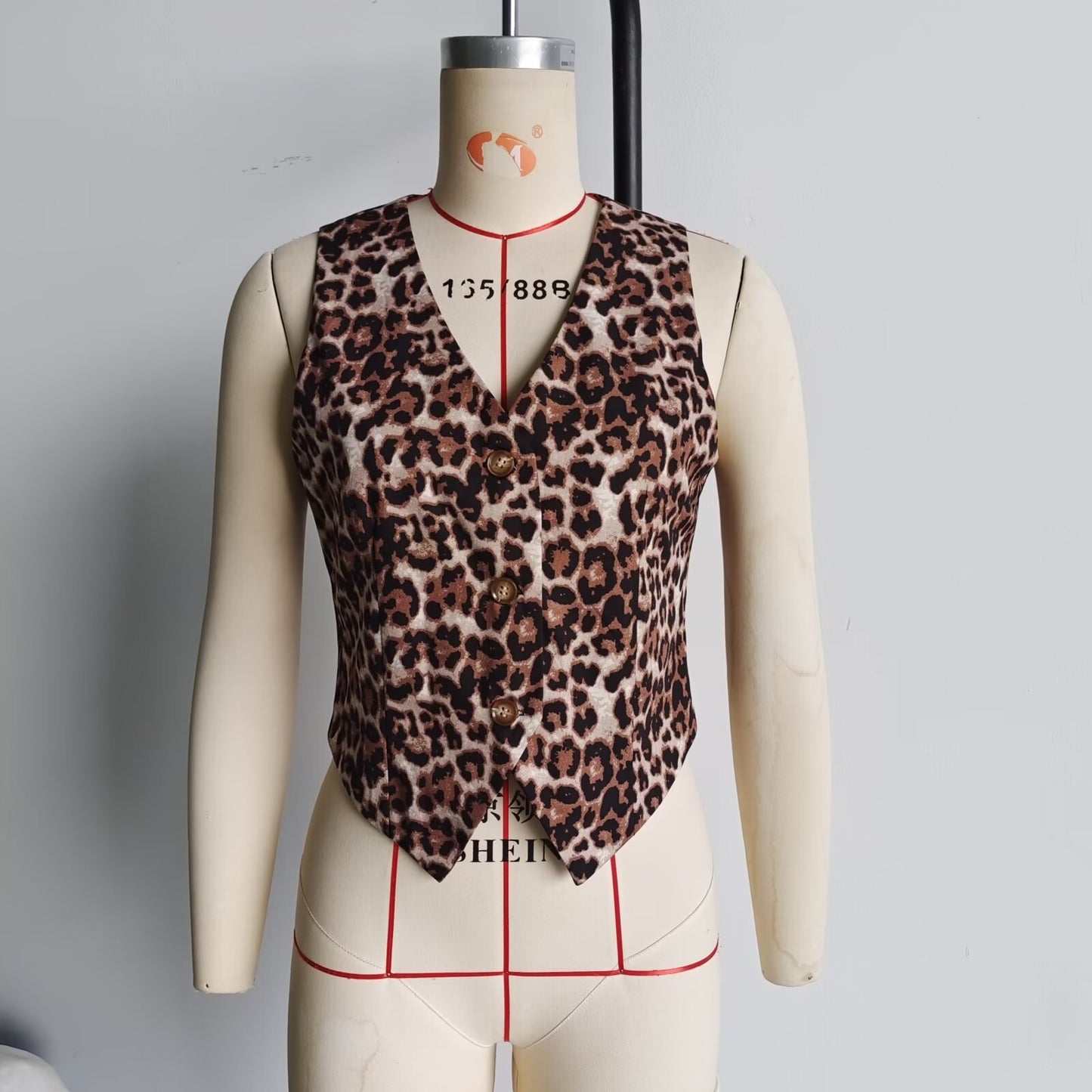 Animal Print Vest Top