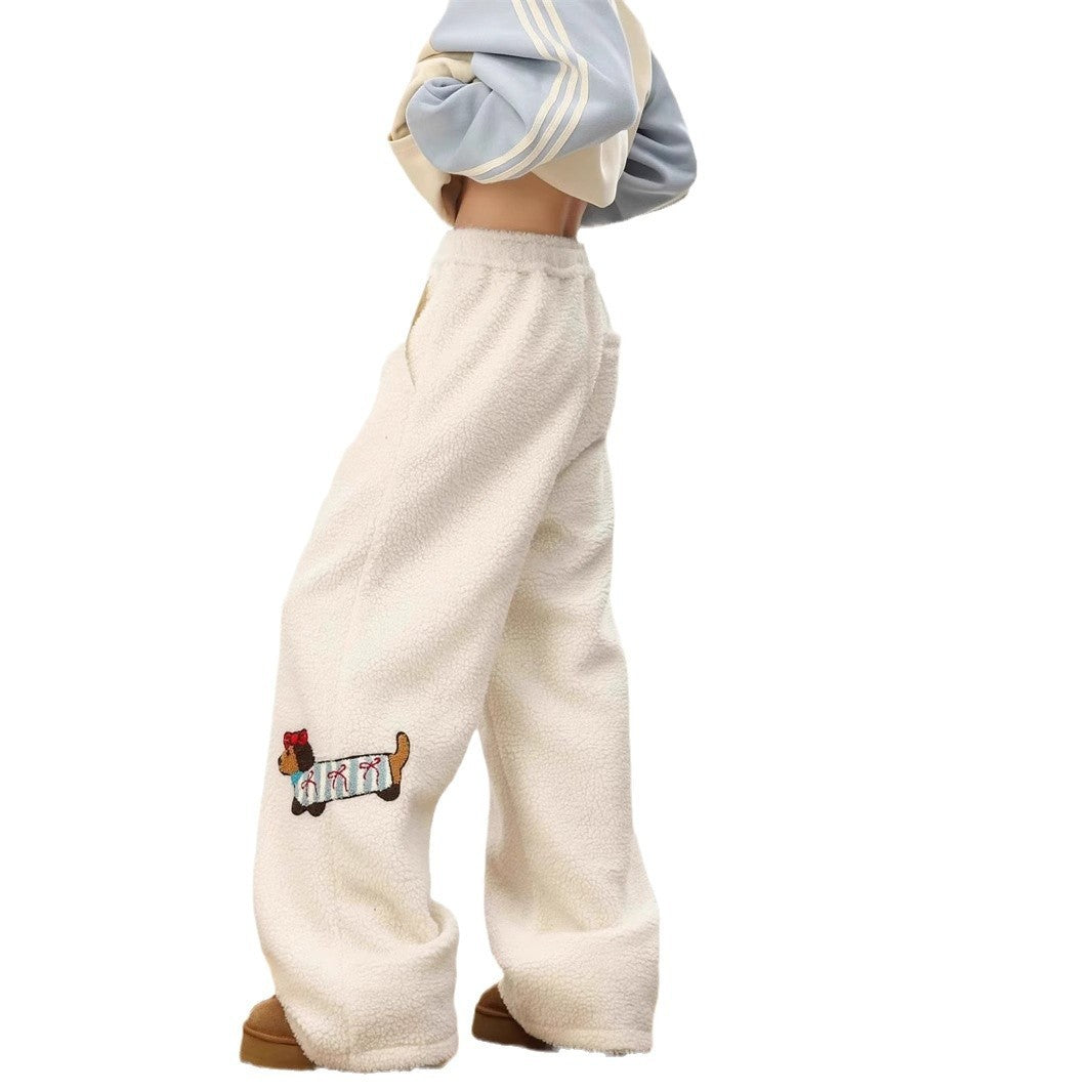 Dackel Baumwollhose für den Winter