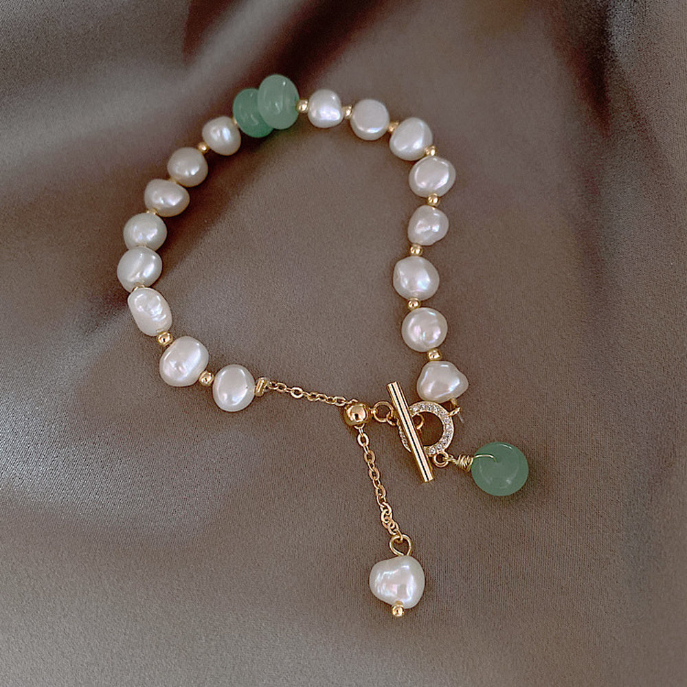 Irregular Freshwater Pearl Adjustable Bracelet