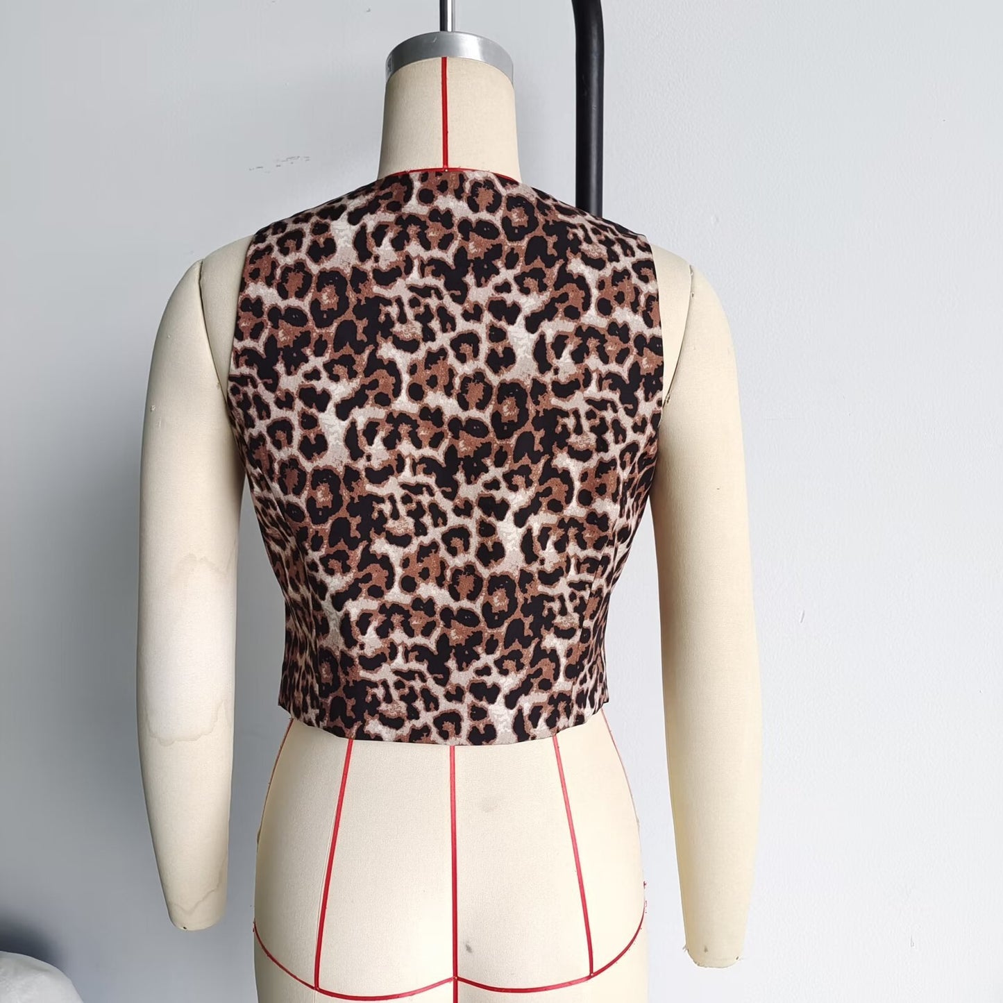 Animal Print Vest Top