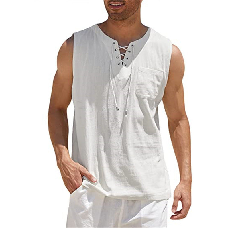 Summer Tank Vest Men Shirt