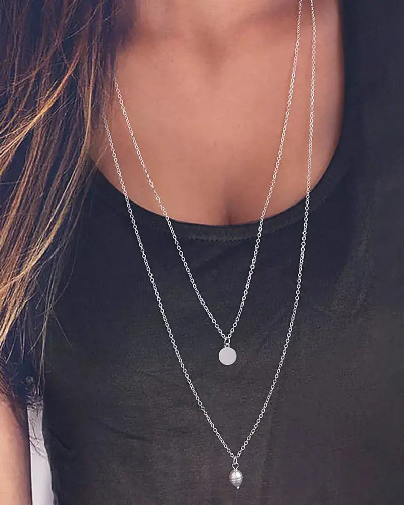 Tiered Star Beautiful Gold Necklace