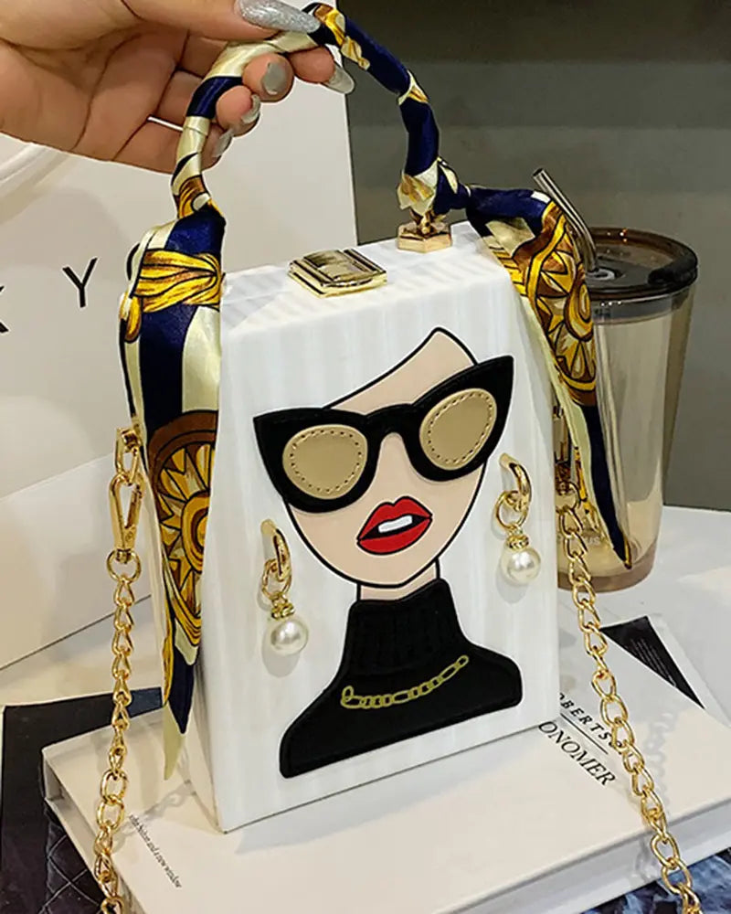 Vintage Figure Baddie Bag